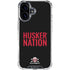 University of Nebraska Husker Nation iPhone 16 Clear Case