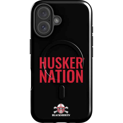University of Nebraska Husker Nation iPhone 16 Magsafe Impact Case