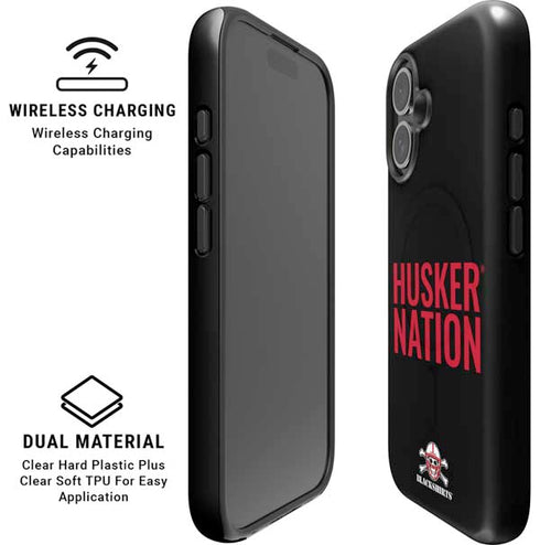 University of Nebraska Husker Nation iPhone 16 Magsafe Impact Case