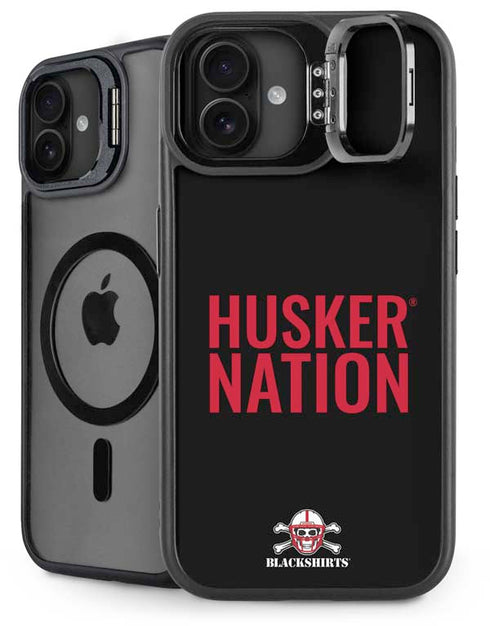 University of Nebraska Husker Nation iPhone 16 Plus Kickstand Case