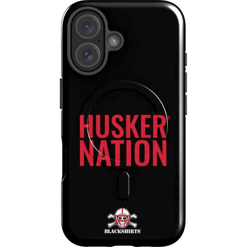 University of Nebraska Husker Nation iPhone 16 Plus Magsafe Impact Case