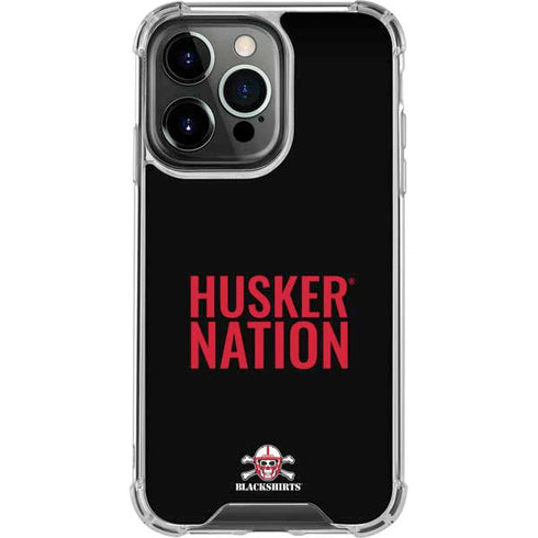 University of Nebraska Husker Nation iPhone 16 Pro Clear Case