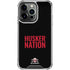 University of Nebraska Husker Nation iPhone 16 Pro Clear Case