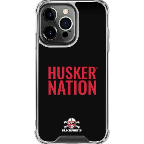 University of Nebraska Husker Nation iPhone 16 Pro Max Clear Case