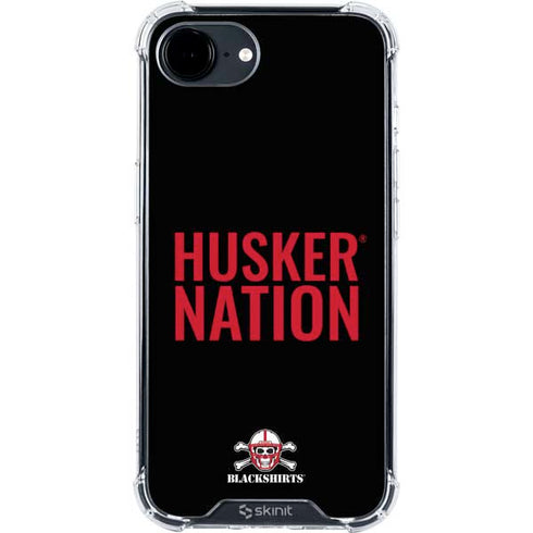 University of Nebraska Husker Nation iPhone 16e Clear Case
