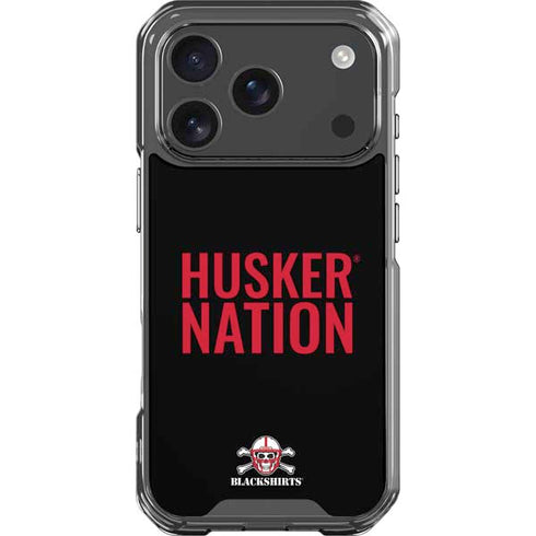 University of Nebraska Husker Nation iPhone 17 Pro Clear Case