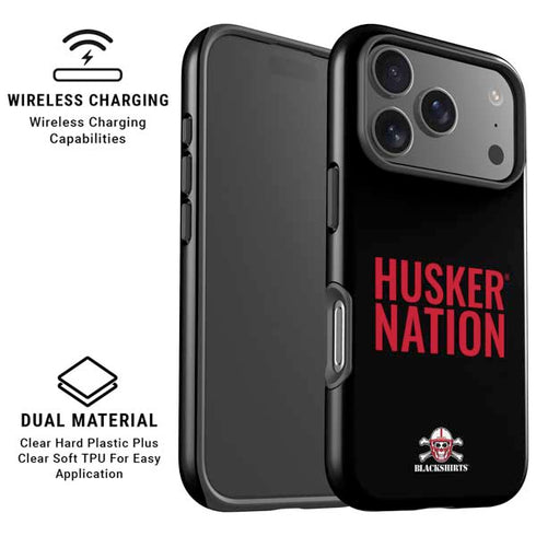 University of Nebraska Husker Nation iPhone 17 Pro Max Magsafe Impact Case