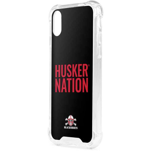 University of Nebraska Husker Nation iPhone XS Clear Case