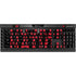 University of Nebraska Husker Nation K95 RGB PLATINUM Mechanical Gaming Keyboard Skin