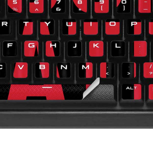 University of Nebraska Husker Nation K95 RGB PLATINUM Mechanical Gaming Keyboard Skin