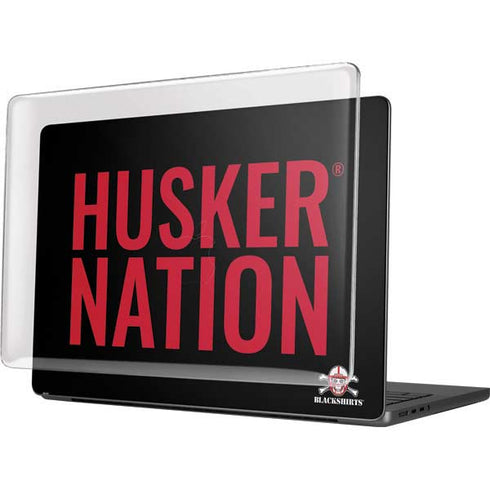 University of Nebraska Husker Nation MacBook Pro 14in (2021-24) Case plus Skin