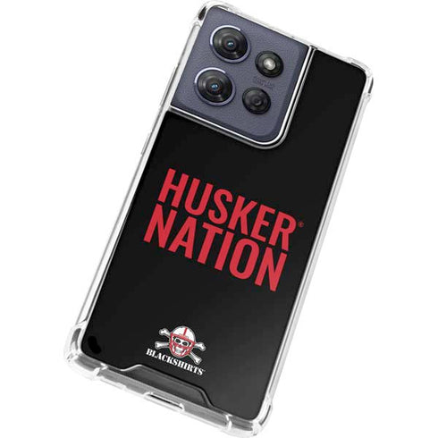 University of Nebraska Husker Nation Moto G Power 5G (2025) Clear Case