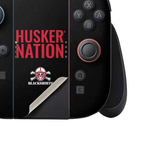 University of Nebraska Husker Nation Nintendo Switch 2 (2025) Joy-Con Controller Skin