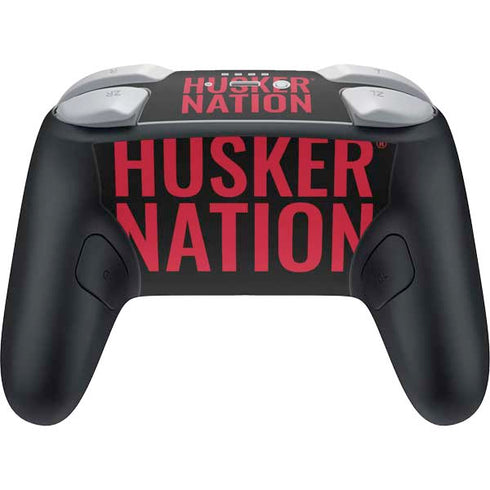 University of Nebraska Husker Nation Nintendo Switch 2 (2025) Pro Controller Skin
