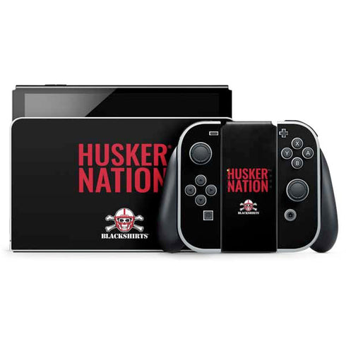 University of Nebraska Husker Nation Nintendo Skins