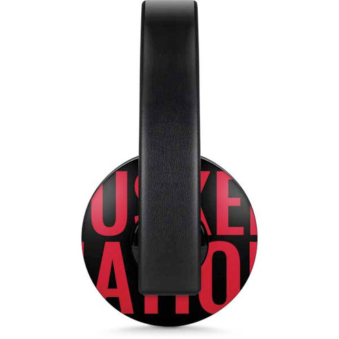 University of Nebraska Husker Nation PlayStation 4 Gold Wireless Headset Skin