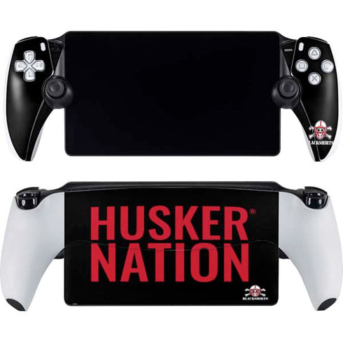 University of Nebraska Husker Nation PlayStation Portal Remote Player Skin