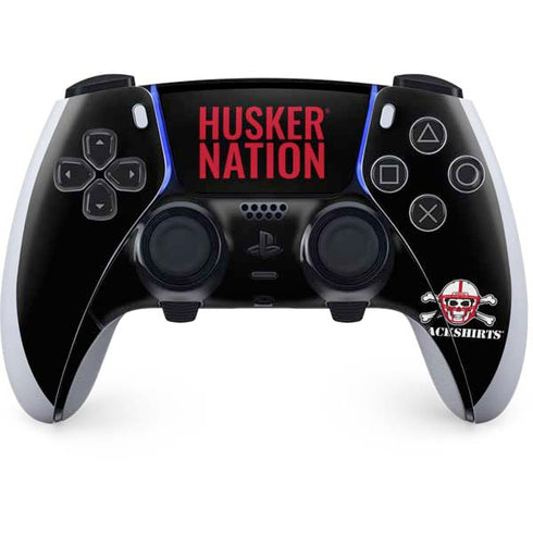 University of Nebraska Husker Nation PS5 DualSense Edge Pro Controller Skin