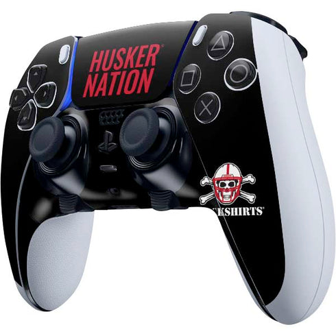 University of Nebraska Husker Nation PS5 DualSense Edge Pro Controller Skin