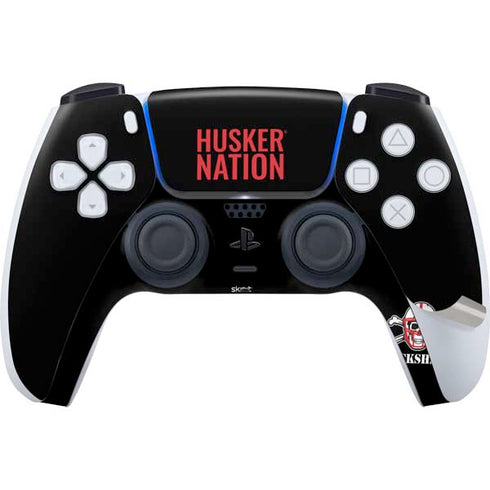 University of Nebraska Husker Nation PS5 Pro Disk Bundle Skin