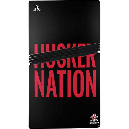 University of Nebraska Husker Nation PS5 Pro Disk Console Skin