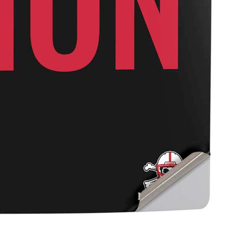 University of Nebraska Husker Nation PS5 Pro Disk Console Skin