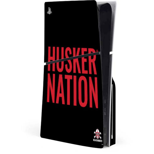 University of Nebraska Husker Nation PlayStation PS5 Skins