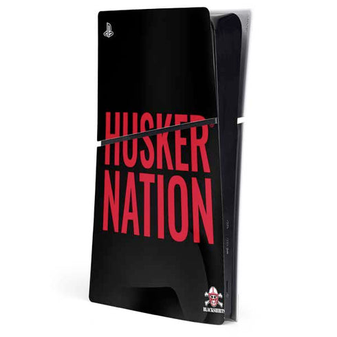 University of Nebraska Husker Nation PlayStation PS5 Skins