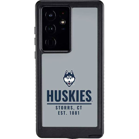 University of Connecticut Huskies Est 1881 Galaxy S24 Ultra Waterproof Case