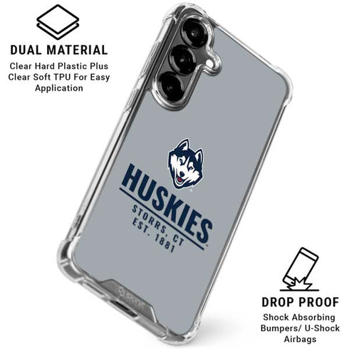 University of Connecticut Huskies Est 1881 Galaxy S26 Plus Clear Case