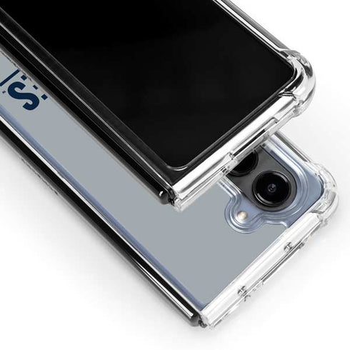 University of Connecticut Huskies Est 1881 Galaxy Z Fold5 5G Clear Case
