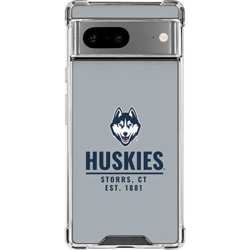 University of Connecticut Huskies Est 1881 Google Pixel 8a Clear Case