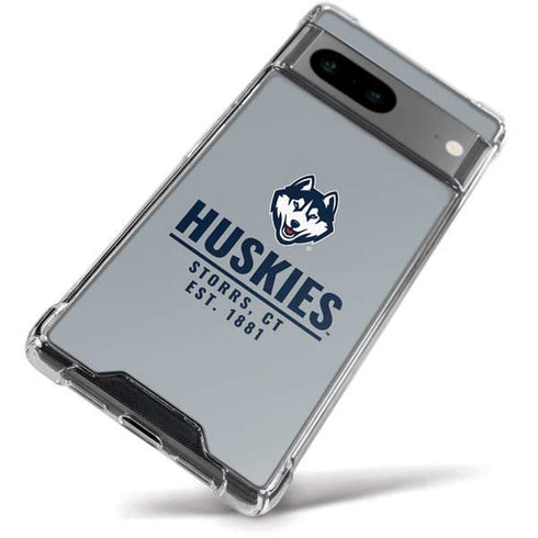 University of Connecticut Huskies Est 1881 Google Pixel 8a Clear Case