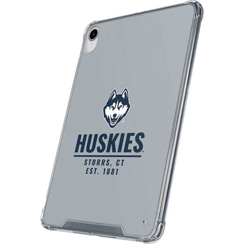 University of Connecticut Huskies Est 1881 iPad 11th Gen (2025) Clear Case