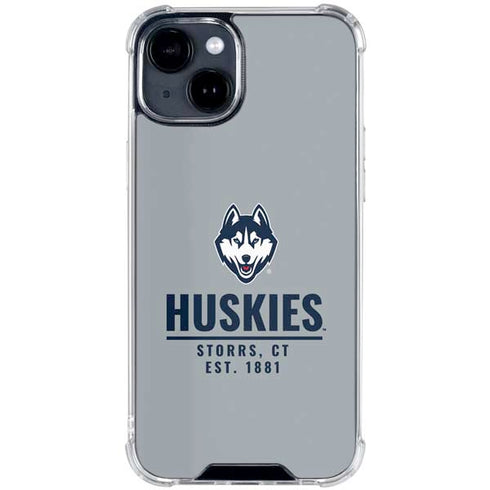 University of Connecticut Huskies Est 1881 iPhone 15 Clear Case