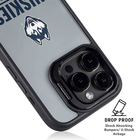 University of Connecticut Huskies Est 1881 iPhone 15 Pro Kickstand Case