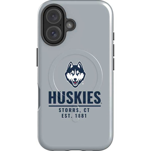 University of Connecticut Huskies Est 1881 iPhone 16 Plus Magsafe Impact Case