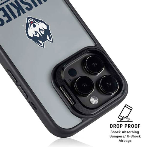 University of Connecticut Huskies Est 1881 iPhone 16 Pro Kickstand Case