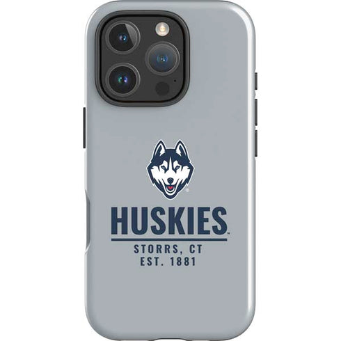 University of Connecticut Huskies Est 1881 iPhone 16 Pro Max Impact Case