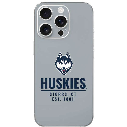 University of Connecticut Huskies Est 1881 iPhone 16 Pro Skin