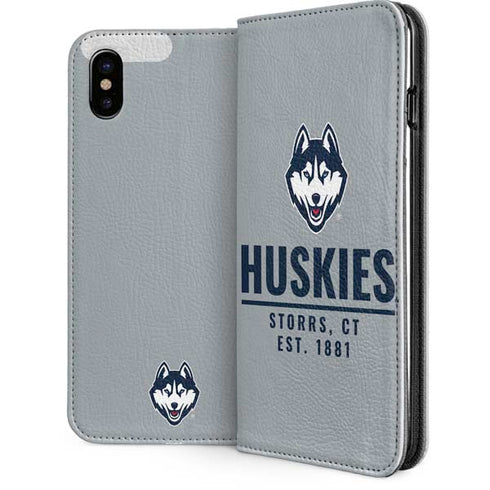 University of Connecticut Huskies Est 1881 iPhone 8 Folio Case