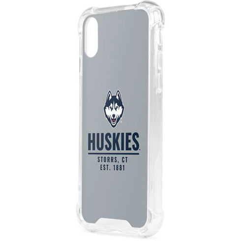 University of Connecticut Huskies Est 1881 iPhone XS Clear Case