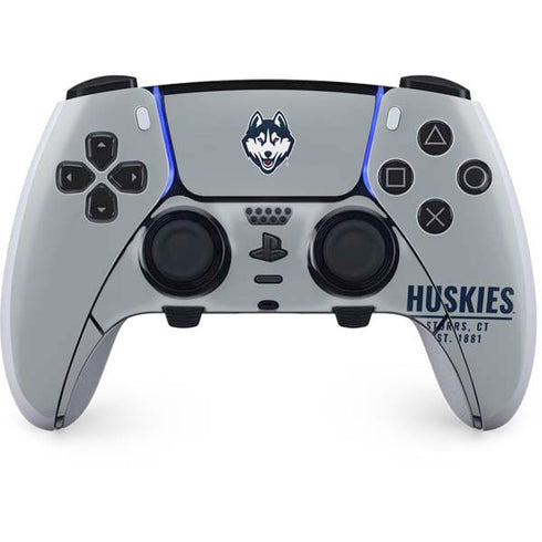 University of Connecticut Huskies Est 1881 PS5 DualSense Edge Pro Controller Skin