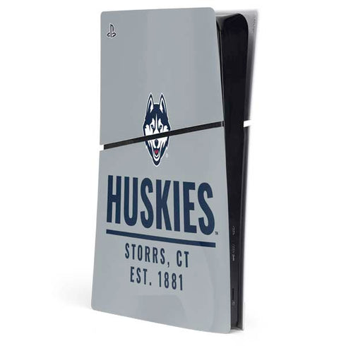 University of Connecticut Huskies Est 1881 PS5 Slim Digital Edition Console Skin
