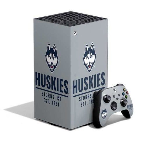 University of Connecticut Huskies Est 1881 XBox Series X Digital Edition Bundle Skin