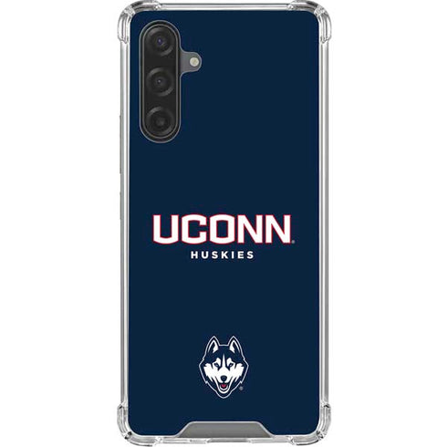 University of Connecticut Huskies UConn Galaxy A17 Clear Case