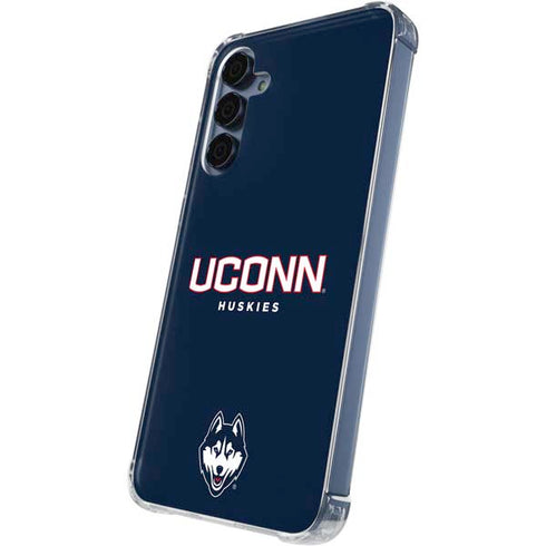 University of Connecticut Huskies UConn Galaxy A35 5G Clear Case