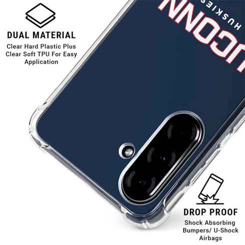 University of Connecticut Huskies UConn Galaxy A36 5G Clear Case
