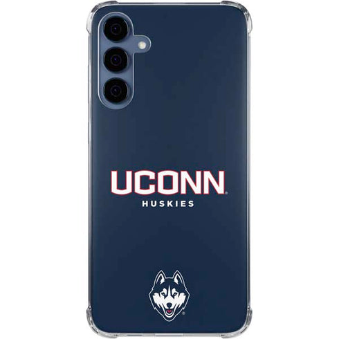 University of Connecticut Huskies UConn Galaxy A55 5G Clear Case