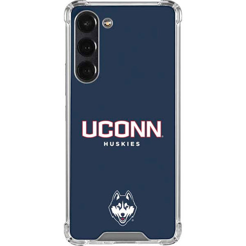 University of Connecticut Huskies UConn Galaxy S24 FE Clear Case